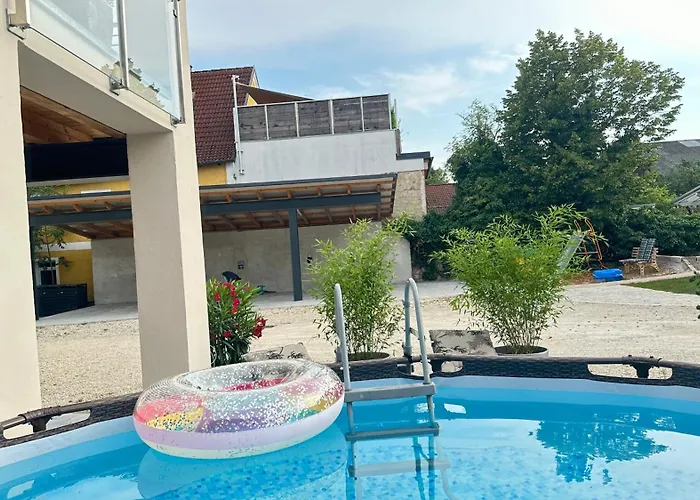 Rustikale Mit Blick Auf Naab *